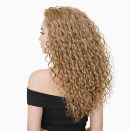 Wax Extensions 55cm (Deep Wave) kleur #18 Stawberry Blonde