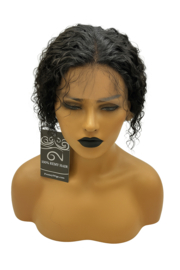 Sale - Front Lace Wig- 13x6'' - 100% Human Hair - Curly RLC 8''
