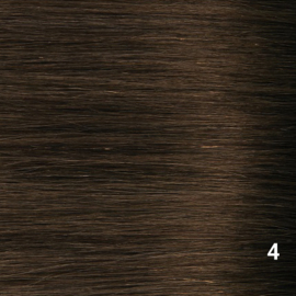 Indian (Shri) Hair weave (Steil) - #4 Chocolate Brown