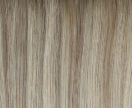 Indian (Shri) Hair weave (Steil) - #60/27 White Blonde /Dark Blonde