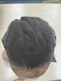 Sale - Front Lace Wig- 13x6'' - 100% Human Hair - Curly RLC 8''