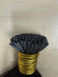 OPRUIMING – 22inch Curly I-Tip Microring Human Hair Extensions | 2-Pack Set