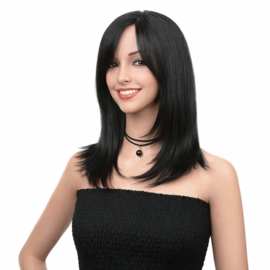 Premium Synthetic Fiber Lace Wig- Alice 18 INCH