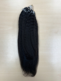 OPRUIMING – Kinky Straight Micro Loop Ring Human Hair Extension | 18" (100g)