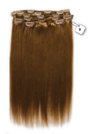 Clip in Extensions (Steil) kleur #8