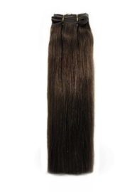 Indian (Shri) Hair weave (Steil) - #4 Chocolate Brown