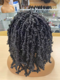 Sale - Faux locs braids full lace wigs-14inch-synthetic braids