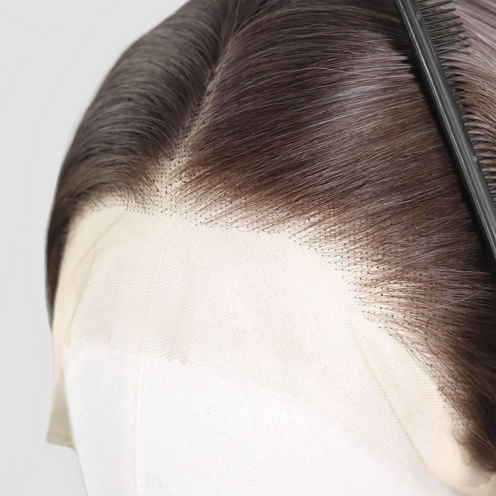 Luxe Synthetische Lace Front Pruik - Sofia (Donkerbruin naar lichtblonde ombre)