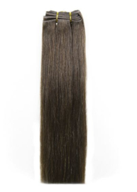 Indian (Shri) Hair weave (Steil) - #2 Deep Dark Brown