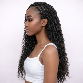 Sale  - Shri Boho braids human Hair bulk– Deep Wave | 100% Remy Echt Haar 16inch&18inch