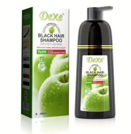 Haar Kleuring Shampoo Zwart – Dexe Appel Shampoo Zonder Ammoniak 400ml