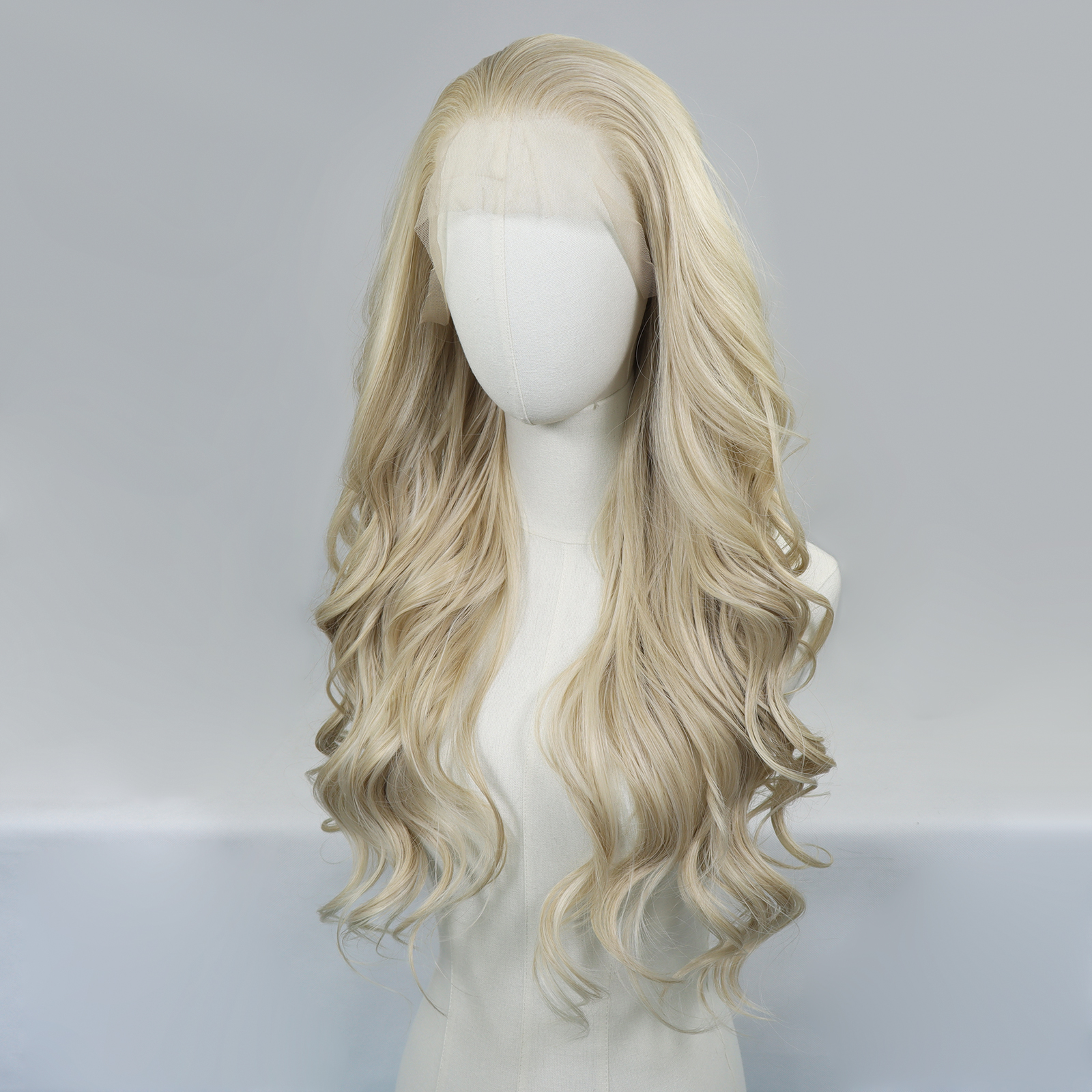 Luxe Synthetische Lace Front Pruik - Elsa (lichtblond)