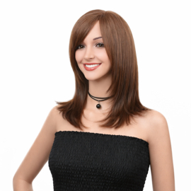Premium Synthetic Fiber Lace Wig- Alice 18 INCH