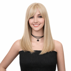 Premium Synthetic Fiber Lace Wig- Linda 16 INCH