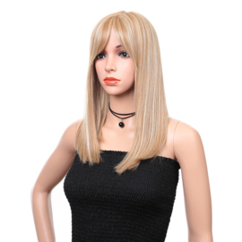 Premium Synthetic Fiber Lace Wig- Linda 16 INCH