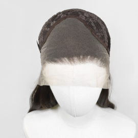 Luxe Synthetische Lace Front Pruik - Lily （chocoladebruin）