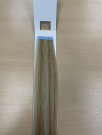 Tape Extensions (Steil) kleur #613/27 (50cm) Light Blonde/ Dark Blonde