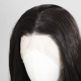 Luxe Synthetische Lace Front Pruik - Monica Waves (Zwart bruin)