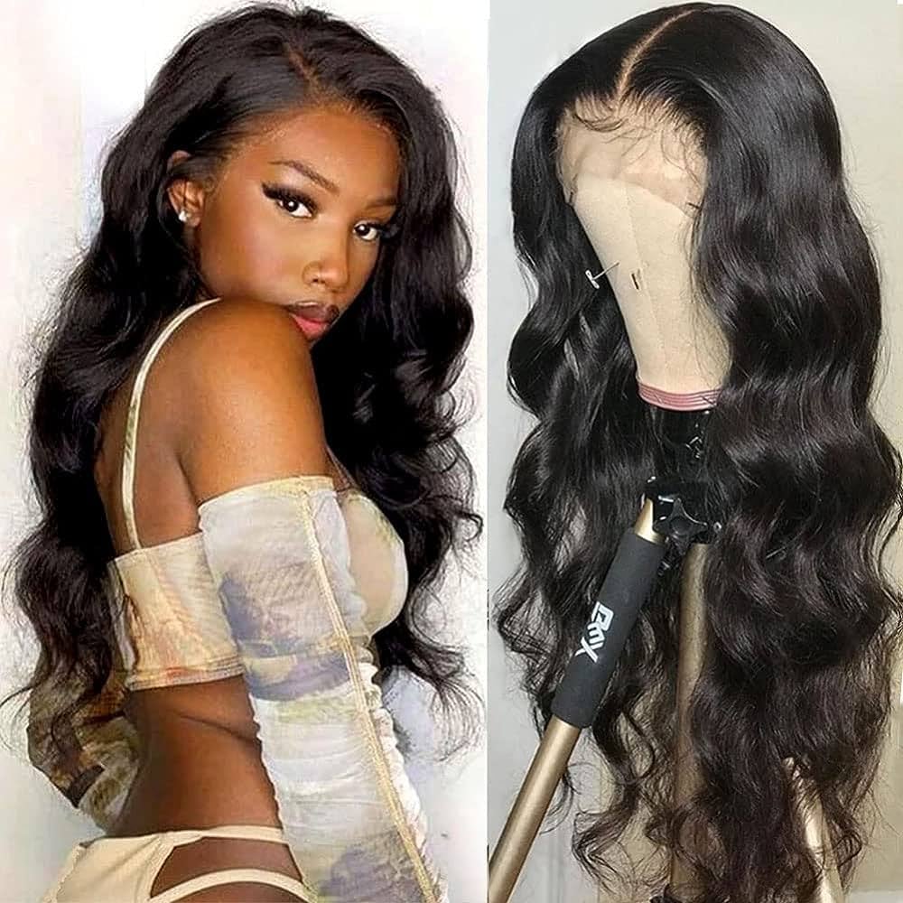 Sale - Front lace wig 100% Human hair 13*6, 20'' and 24''  Bodywave