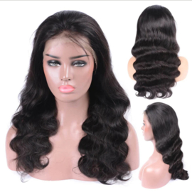 Sale - Front lace wig 100% Human hair 13*4, 130% Density 20'' Bodywave