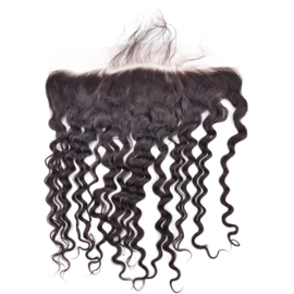 100% Virgin Hair - HD lace - Frontal 13x4'' 120% density - Deep Wave
