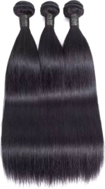 Sale  - 100% Human Hair Weave -  #1b Natural Black - Steil