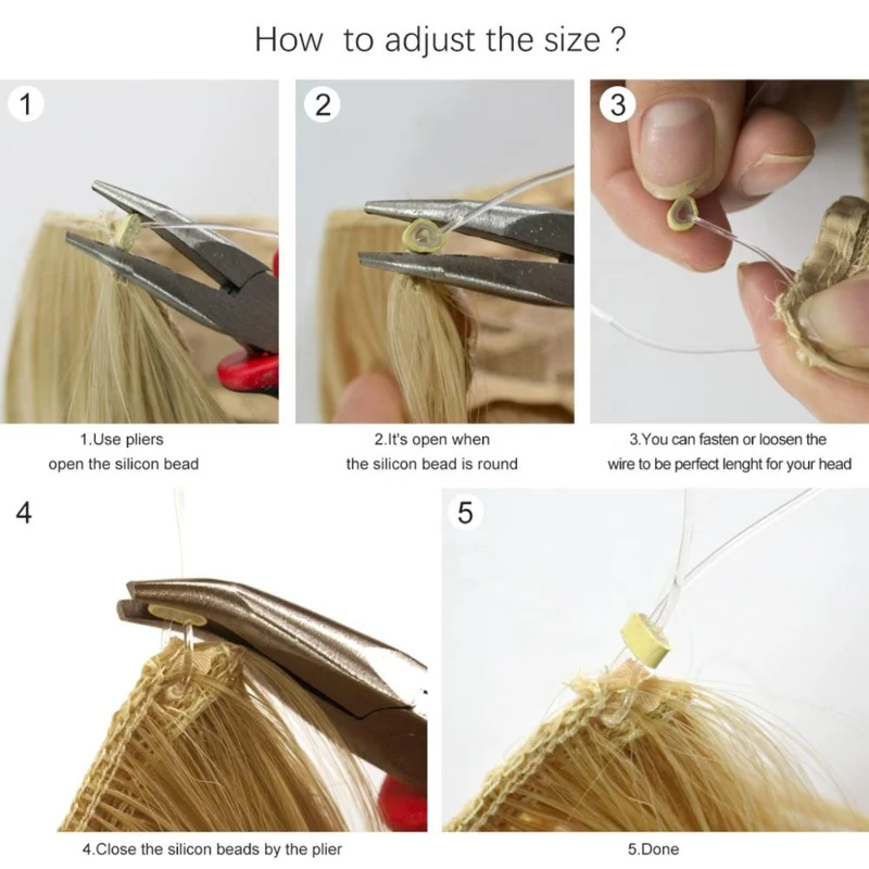 Easy Wire Extensions (Steil) kleur #4/27 Chocolatebruin met donkerblonde highlights