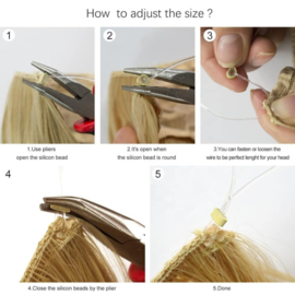 Easy Wire Extensions (Steil) kleur #12 Ash Blonde