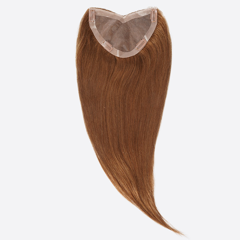 Haarstuk/ V-Part Mono Topper 50cm lang haar #27 （Donkerblond）