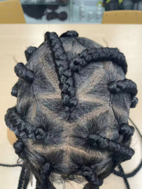 Sale  - Long Triangle Part Box Braids Full Lace Wig-32inch-synthetic braids