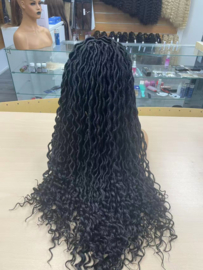 Sale  - Goddess Faux locs braids wig-32inch