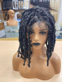 Sale - Faux locs braids full lace wigs-14inch-synthetic braids