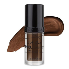 L.A. Girl PRO Coverage HD Foundation - Dark Chocolate (GLM656)