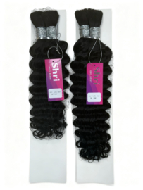 Sale  - Shri Boho braids human Hair bulk– Deep Wave | 100% Remy Echt Haar 16inch&18inch