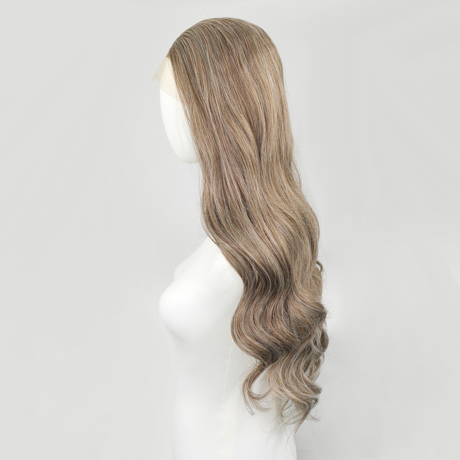 Luxe Synthetische Lace Front Pruik - Vanessa (Beige blond met highlights)