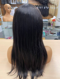 Human hair wig  with fringe 16'' and 20''  ( No Lace, No Glue Needed)