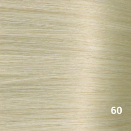 Indian (Shri) Hair weave (Steil) - #60 White Blonde