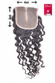 Indian (Shri) Human Hair Closure (Deep Wave)