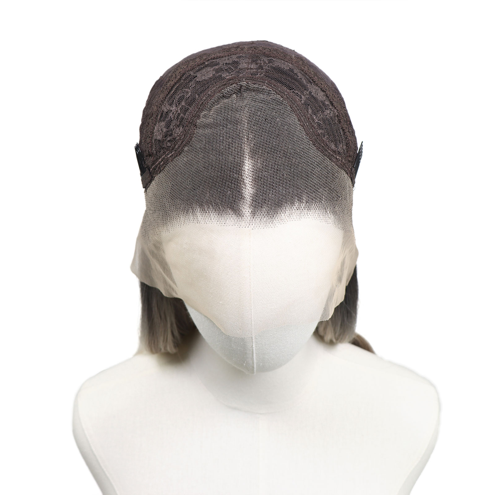 Luxe Synthetische Lace Front Pruik - Scarlett (Donkerbruin naar lichtblonde Ombre Balayage)