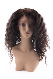 100% Virgin Front Lace Wig (Deep Wave)