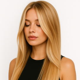 Wax Extensions (Steil) 55cm #18/60 Baby Peach/ Blonde 25stuks