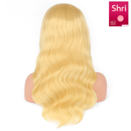 Indian (Shri) Human Hair (BLOND #613) Front Lace Wig (Body Wave)