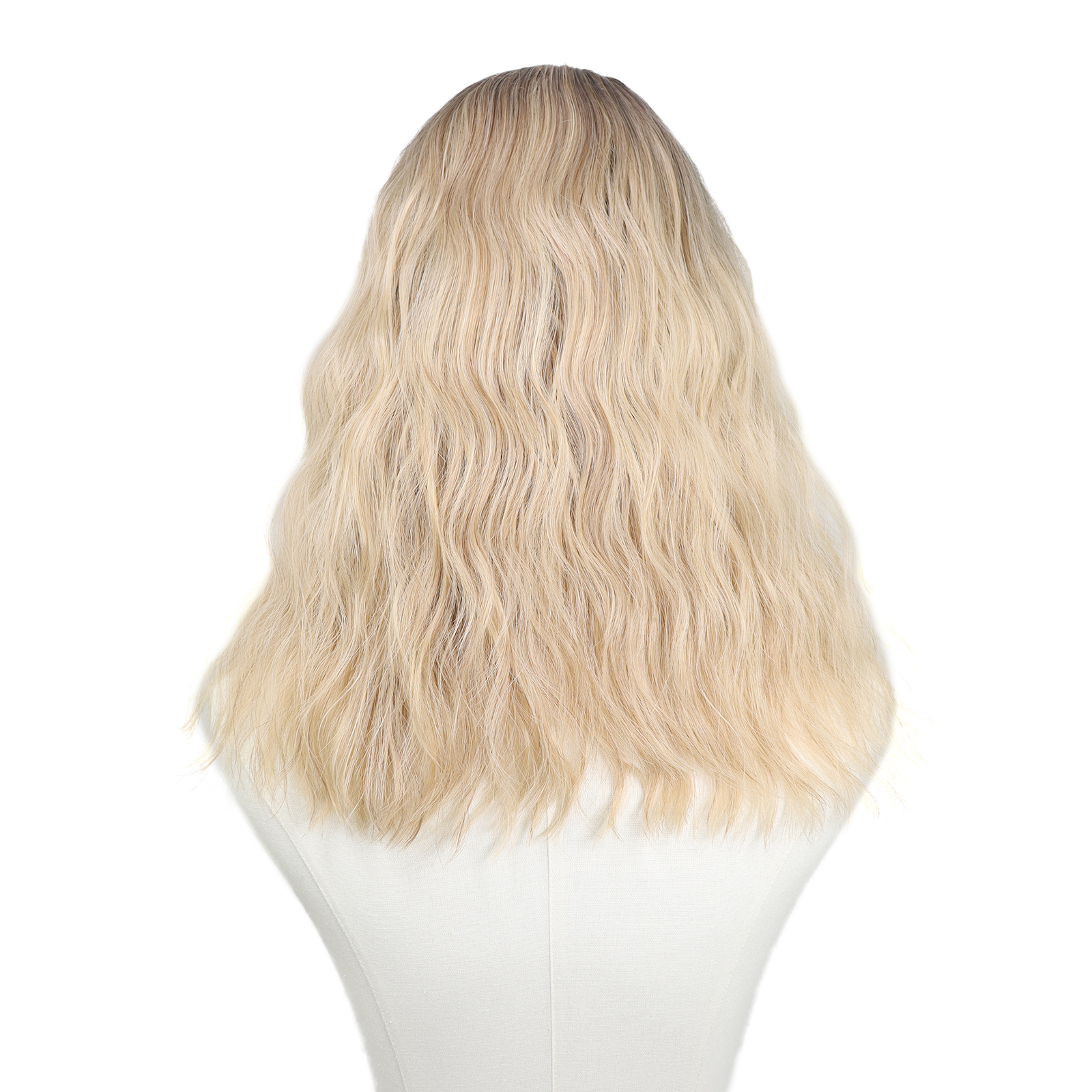 Luxe Synthetische Lace Front Pruik - Kylie （Donkerbruin naar lichtblond ombre）