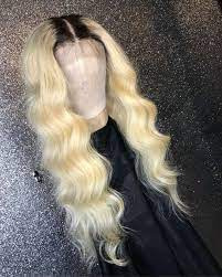 Sale - Full Lace Wig - 100% Human Hair - Curly #1b/ 613''(12inch/30cm)