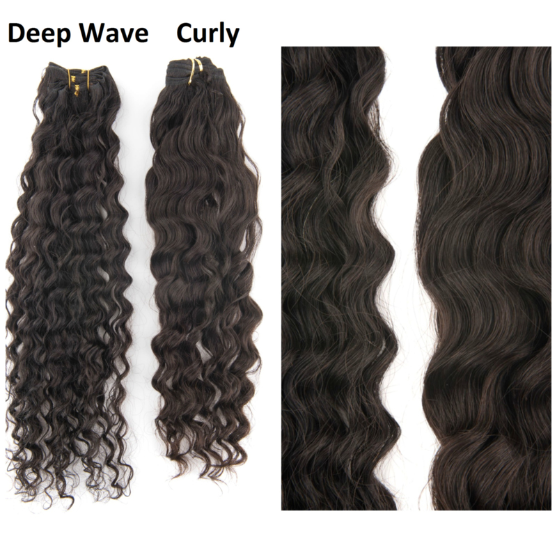 Vergelding sirene marmeren 100% Virgin/ Zuiver haar (Deep Wave) | Deep Wave Hair Weave (Natuurlijk  Zwart) | Alleen Haar