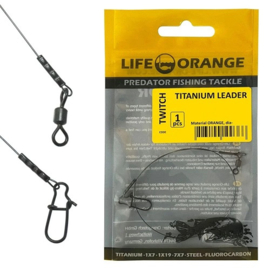 Life Orange Roofvis Leader Titanium 9kg 30cm