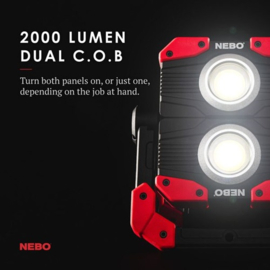 Nebo Lamp Omni 2K Oplaadbaar