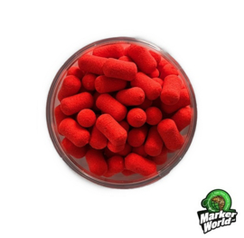 MW Baits Pop-ups Dumbell Xtreme Soaked Fluo Rood 16mm