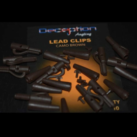 Deception Angling Lead Clips With Tails And Pins