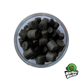 Coppens Premium Pellets Halibut HookBaits Black Pre-drilled 250ml